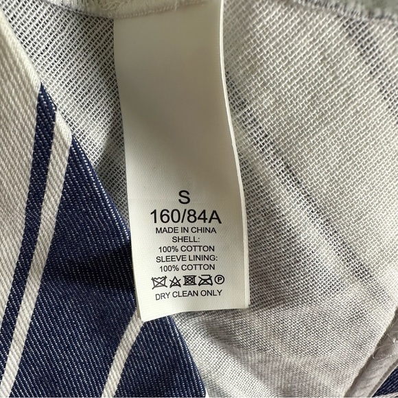 NWT $368 Kate Spade Preppy Cotton Coastal Cottage Striped Double Cloth Dress - Picture 7 of 12